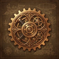 云顶国际蒸汽朋克齿轮标志